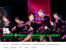 Tablet Screenshot of danzamorena.com